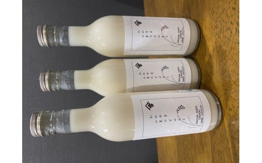 M108 わかやま山東のどぶろく甘口1本、辛口2本飲み比べセット