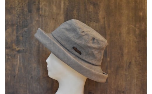 ぷくりハット　グレー