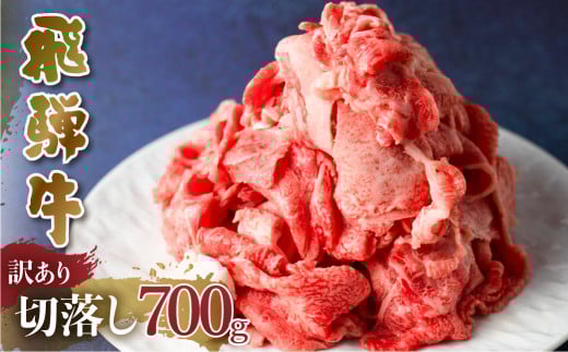 訳あり 飛騨牛 切落し 700g 切り落とし 部位お任せ 肉 牛肉 お肉 和牛 冷凍 岐阜県 等級 お任せ 炒め物 牛丼 国産 不揃い ブランド牛 11000円 [S541]