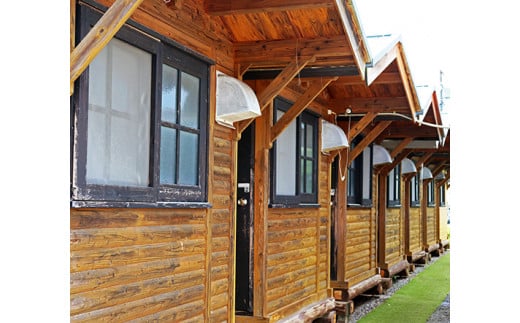 憧れの手造りログハウス一泊朝食付き（お一人様）