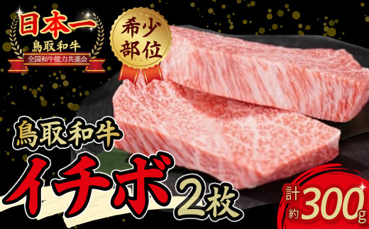 【通常発送】鳥取和牛 希少部位ステーキ 「イチボ」 (約300g) 鳥取和牛 イチボ いちぼ ステーキ 焼肉 焼き肉 希少部位 赤身肉 霜降り肉 黒毛和牛 ブランド和牛 牛肉 先行予約