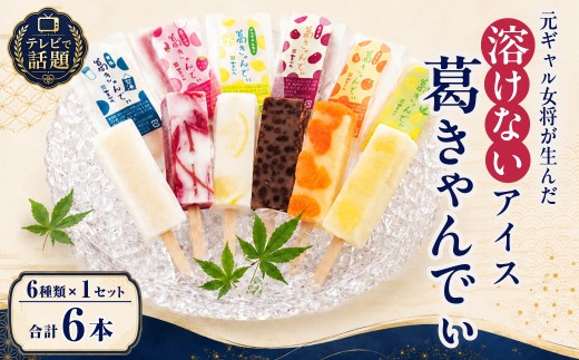 アイス 葛きゃんでぃ 6本セット 溶けないアイス | アイス あいす 葛バー 葛アイス くずあいす アイスバー アイスキャンディー 和菓子 スイーツ 冷凍 フルーツ 葛菓子 低カロリー おやつ お菓子 デザート 詰め合わせ いちごミルク パイン ホワイトレモン みかん 小豆 甘酒  ひんやりスイーツ ご当地アイス ギフト 贈り物 ギフト包装可能 熨斗 のし 内祝い 手土産 ご挨拶 埼玉県 桶川市