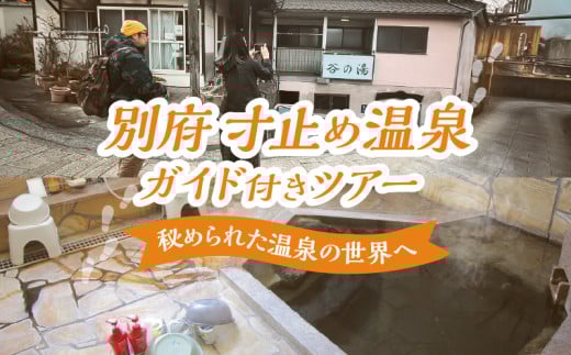 別府 寸止め温泉ガイド付きツアー