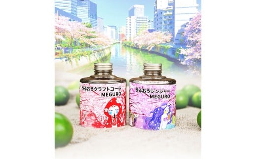 薬膳工房あすごはん   うるおうクラフトコーラMEGURO &うるおうジンジャーMEGURO セット(希釈シロップ)