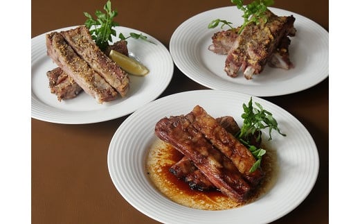 東京ヘルシースペアリブ／4パックセット(特製しょうゆ2パック・塩こしょう1パック・ガーリック1パック)アメリカンクラブハウス