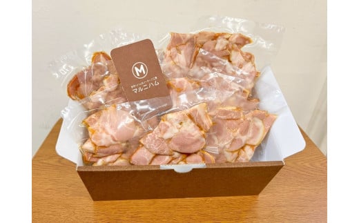 マルニハム マルニ特製焼豚切り落とし1㎏  （100g×10pc）