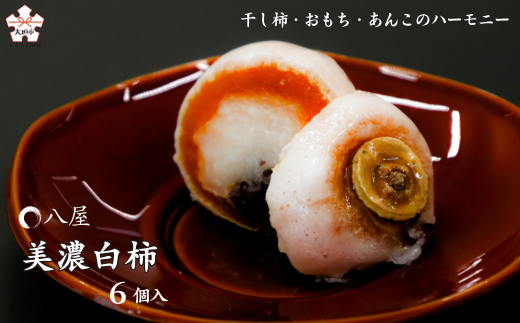 美濃白柿 6個入