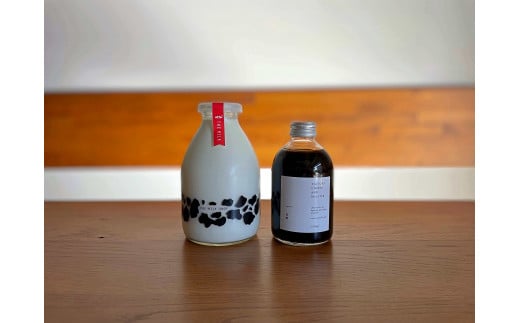 『TASTORY COFFEE AND ROASTER』カフェオレベース（250mlビン1本）＆ミルク（500mlビン1本）セット エチオピア中煎り（加糖） コーヒー 珈琲 カフェオーレ ミルク 牛乳 タストリーコーヒー 岐阜県 大垣市