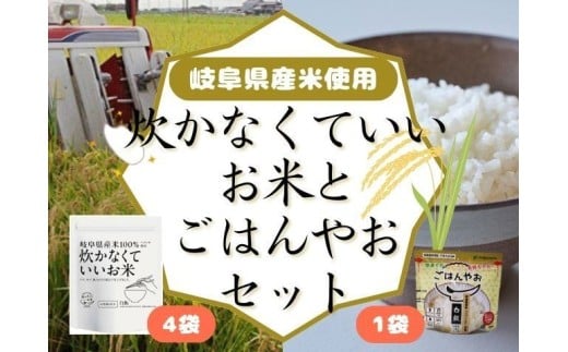 炊かなくていいお米とごはんやおセットD GPF-05