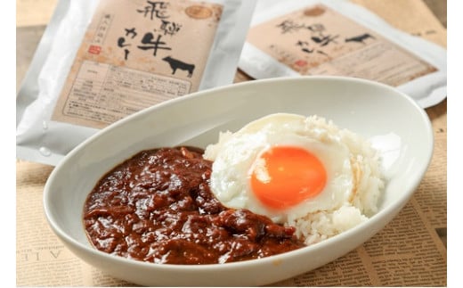 飛騨牛カレー&飛騨牛入りハンバーグセット