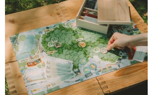 林業ボードゲーム「FOREST BALANCE GAME」〈スギ木箱入〉