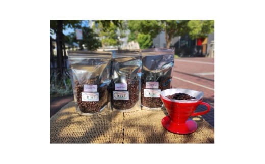 炭火焙煎珈琲豆・お薦めセット(1袋160g入り×3種類)【1653079】