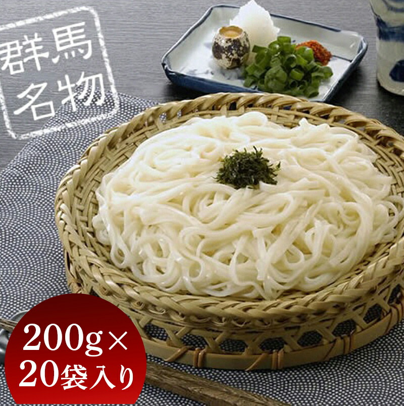ふる里水沢(R)うどん 200g(2人前)×20袋入り(約40人前) 麺 乾麺 日本三大うどん 水沢  F4H-0053