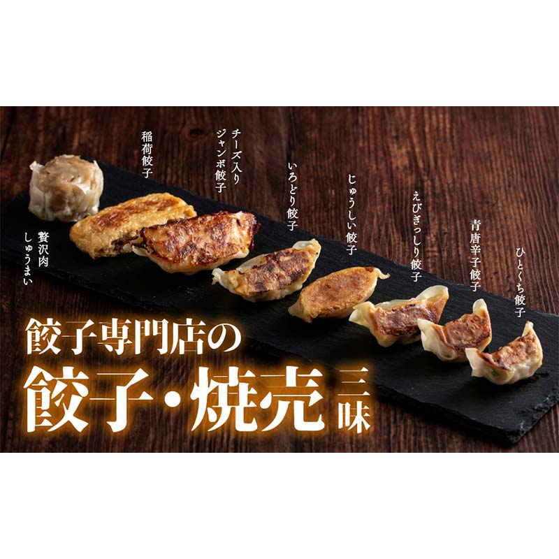 餃子専門店の餃子焼売三昧 冷凍 焼き餃子 餃子 詰合せ 焼売 水餃子 ぎょうざ ギョーザ お弁当 おかず 中華  F4H-0274
