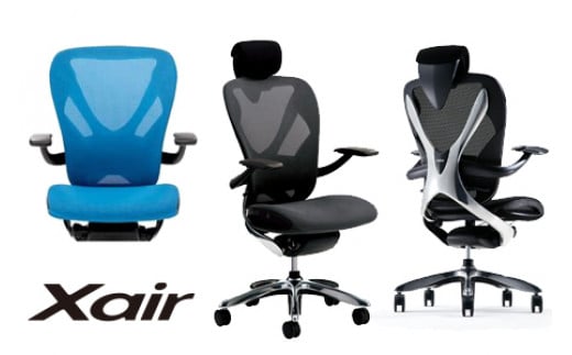 807-1_Inaba OfficeChair 「Xair(エクセア)」(アクアブルー) | チェア 椅子 リクライニング イナバ オフィス PC 事務用品 キャスター おしゃれ インテリア クッション 家具 オフィスチェア