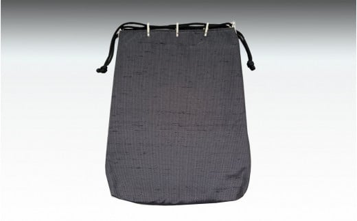 牛首紬　信玄袋（黒）