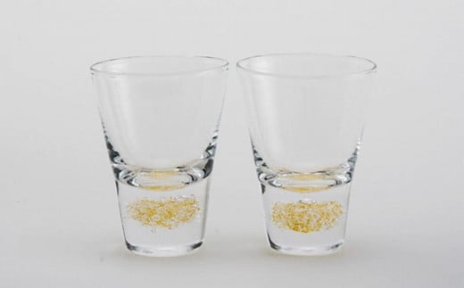 金沢箔　バブルタンブラー　ペア