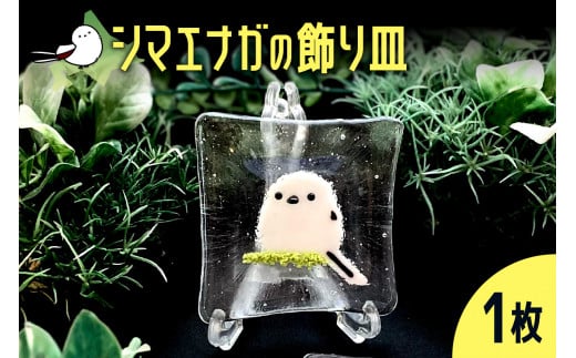 シマエナガの飾り皿