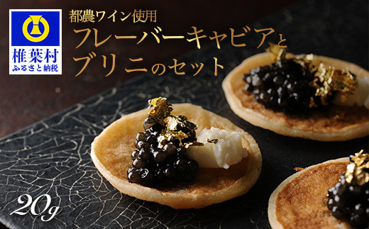 【世界三大珍味×日本三大秘境】HEIKE CAVIAR  ワインキャビア 20g ブリニセット【産地直送】【桐箱入り】［宮崎 椎葉 国産 チョウザメ ワイン キャビア きゃびあ 5g 魚卵 卵 お酒 魚介 珍味 加工品 冷凍 高級 高級品 贅沢 おつまみ グルメ ギフト 記念日 誕生日 プレゼント お祝い 贈り物 贈答 桐箱 希少］【SZ-130】