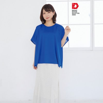 モーハウスの防災授乳服(吸水速乾Tシャツ)(ブルー)【配送不可地域:離島・沖縄】【1590252】