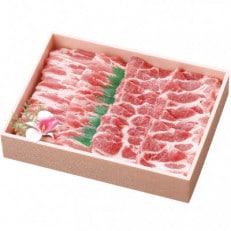 茨城銘柄豚ローズポーク　焼肉用600g(肩ロース300g、バラ300g)【配送不可地域：離島・沖縄】【1364518】