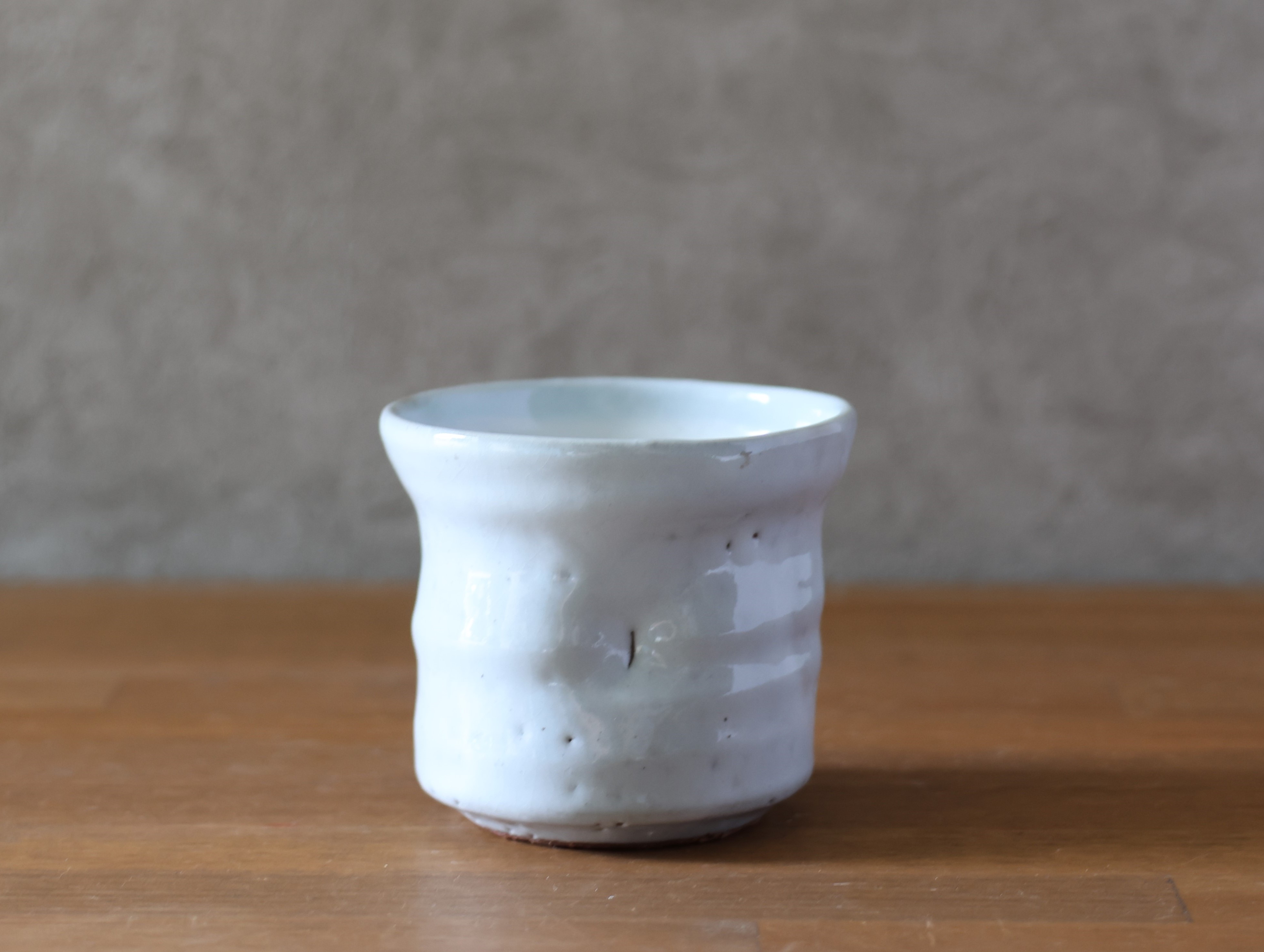 萩焼 ロックカップ 白萩釉 器 工芸品 |hg000919