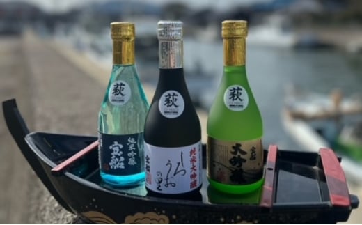 日本酒 飲み比べ GI萩取得☆ 宝船 GI萩3種 のみくらべ セット 300ml×3本 |hg001076
