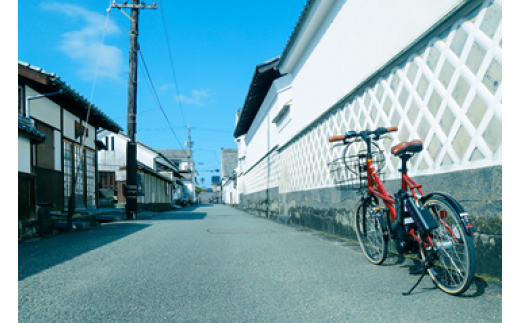 電動アシスト自転車で非日常な空間を満喫“菊屋家特別席での抹茶体験"“職人技体感!オリジナル蒲鉾作り体験" 体験型ツアー返礼品1名様分 |hgH00047