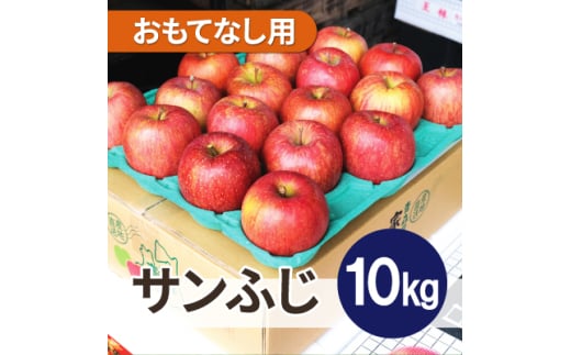 平均糖度13度以上! サンふじ 約10kg おもてなし用  クール便【1611232】