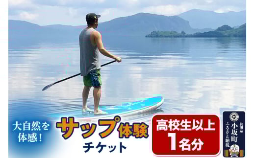 サップ体験チケット 高校生以上 1名分 体験 アクティビティ 秋田県 小坂町