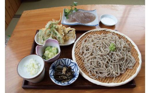 そば処弁天 お食事券(5枚)大盛無料 F20A-737