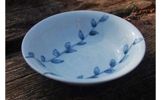 土志工房【木の葉文鉢】15×15×4 陶器 焼き物