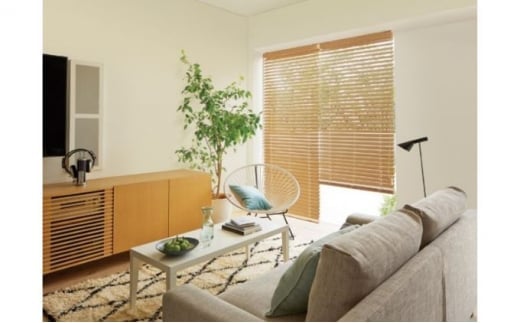 TOSOウッドブラインド 【幅350～1200×高さ1410～2200】to03010