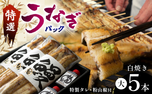 特選うなぎパック5本セット タレ、粉山椒付 | 特選うなぎ 贅沢うなぎ 5本セット 高級うなぎ 肉厚 炭火焼うなぎ 贅沢 肉厚うなぎ蒲焼特選 炭火焼うなぎ ギフト ふるさと納税 栃木県 那珂川町 送料無料