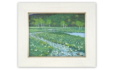 小暮真望 シルクスクリーン版画 (尾瀬の郷親善大使)清輝尾瀬