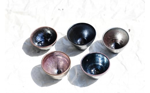 天目釉杯（請関天目）　A027