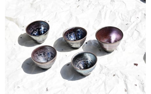 天目釉杯（請関天目）  B004