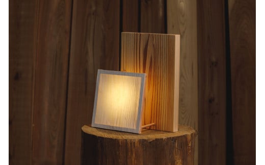 ときがわの杉と武蔵和紙で森時間を感じるTOKIポータブルランプづくり体験フォレスト B003