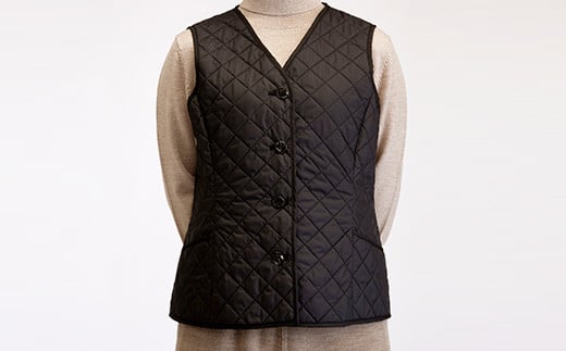 羊毛で暖かい「メリノン」Vネックインナーベスト（レディース・Lサイズ）【洗濯機で丸洗い可！】