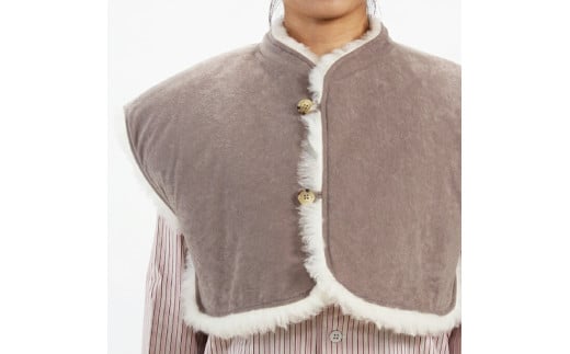 羊毛で暖かい「メリノン」おやすみベスト【洗濯機で丸洗い可！】