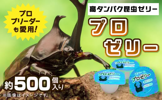プロゼリー　約500個入り　_ペット 昆虫ゼリー 昆虫用ゼリー 昆虫 ゼリー プロゼリー 硬め仕上げ 天然果汁 高タンパク アミノ酸 クワガタムシ カブトムシ 飼育 餌 エサ えさ 埼玉県 送料無料【1201217】