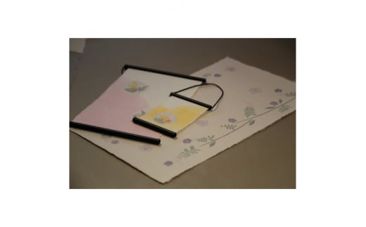 <東秩父村>和紙で作ったタペストリーとランチョンマット【1220850】