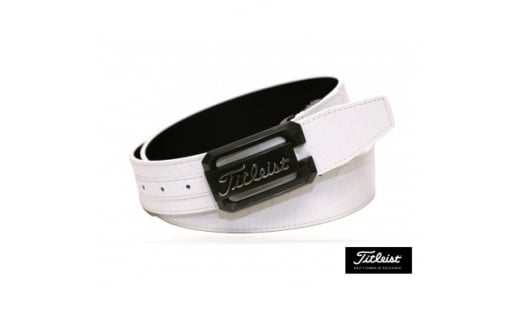 タイトリスト　ツアーバックルベルト　ホワイト　紳士用＜TAABT231＞【1416076】