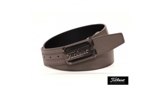 タイトリスト　ツアーバックルベルト　チャコール　紳士用＜TAABT231＞【1416082】