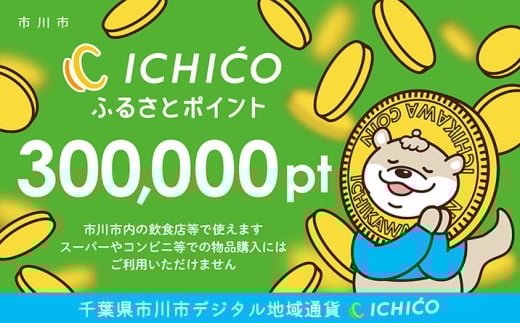 デジタル地域通貨ICHICOふるさとポイント300,000pt 【12203-0287】