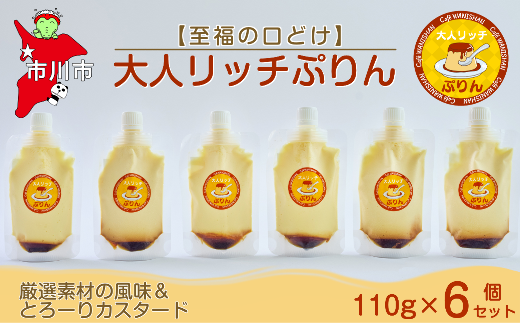 【至福の口どけ】大人リッチぷりん6個セット【12203-0340】