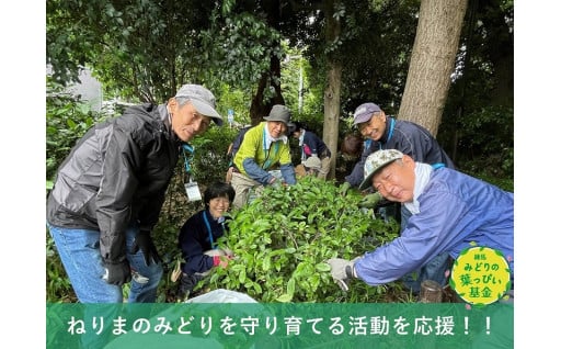 練馬みどりの葉っぴい基金
ねりまの森サポーターズ応援プロジェクト