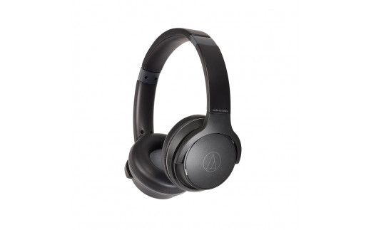 【H】オーディオテクニカ ワイヤレスヘッドホン ATH-S220BT BK(ブラック)