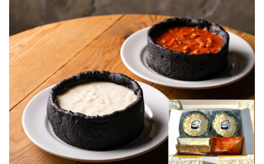 UNTITLED　シカゴピザ（チーズソース、トマトソース2種類）