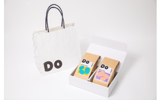 「Do coffee」自家焙煎スペシャルティコーヒー200g 2個セット コース【④ブラジル(中深煎り)&インドネシア(中深煎り~深煎り) 挽豆】